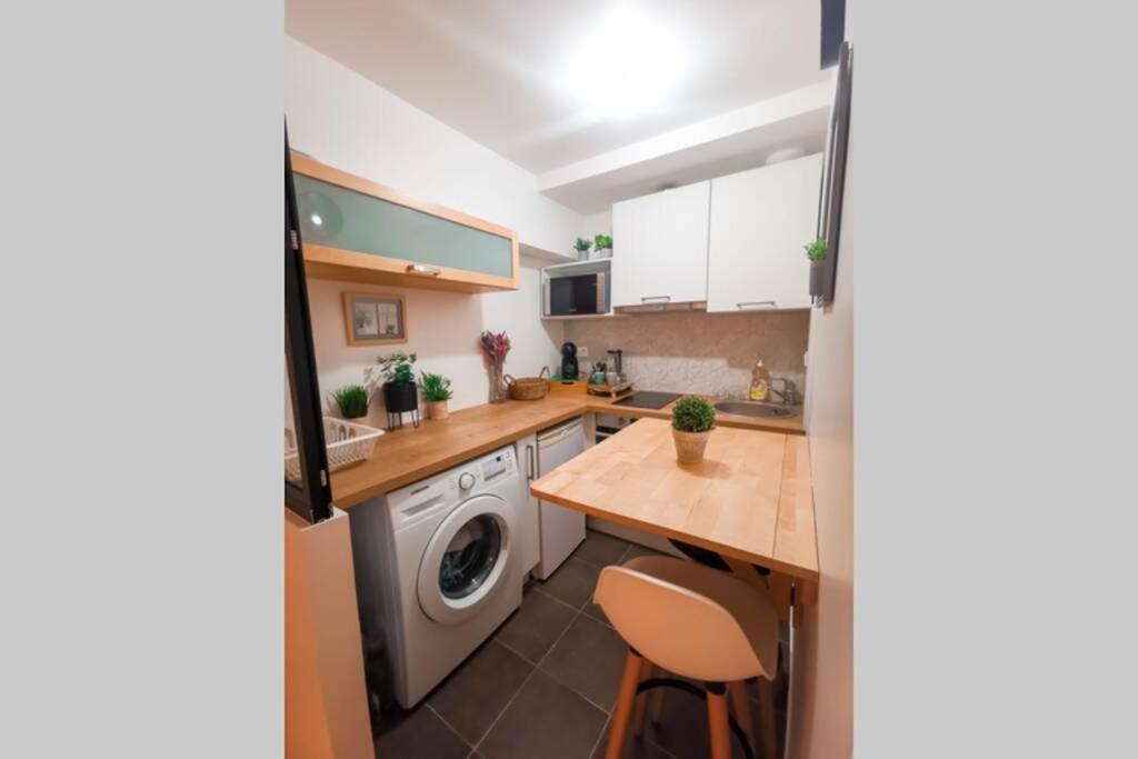 Le Confortable-Cosy Studio A 3 Minutes Du Metro Pantin Exterior foto